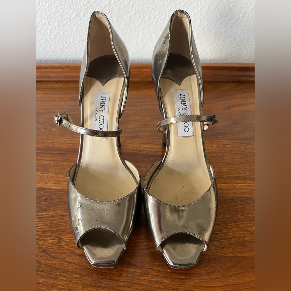 Jimmy Choo Metallic shoes - size 38 1/2